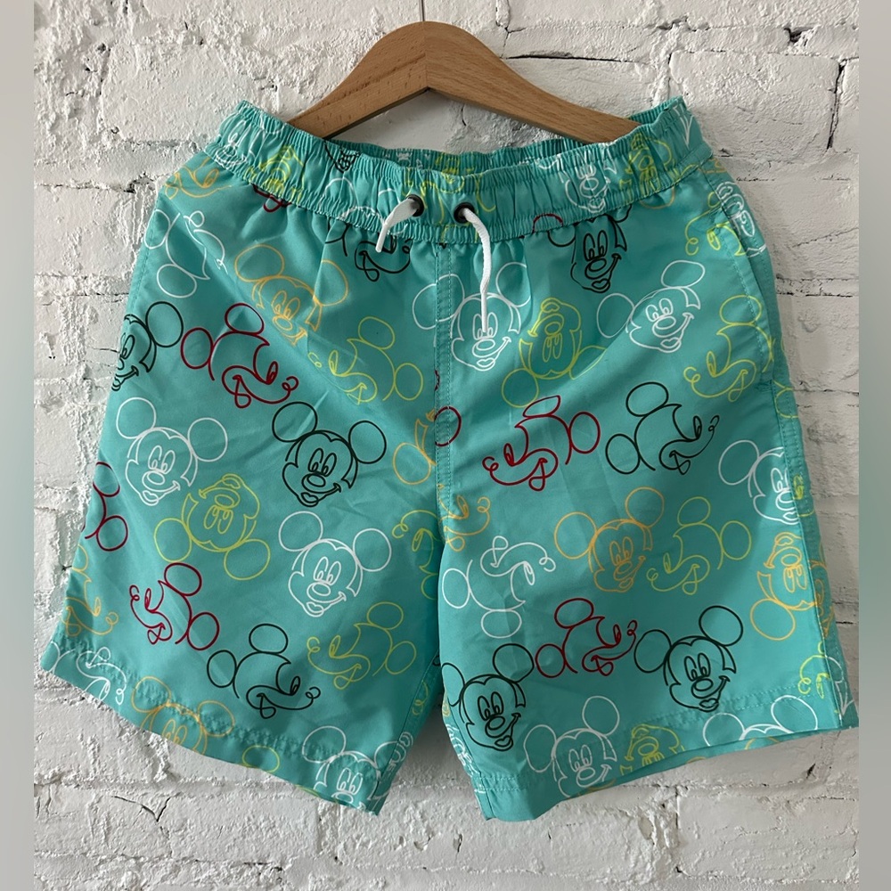 Hanna Andersson Mickey Swim Trunks size 8